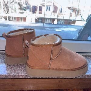 UGG Tan Sheepskin Boots